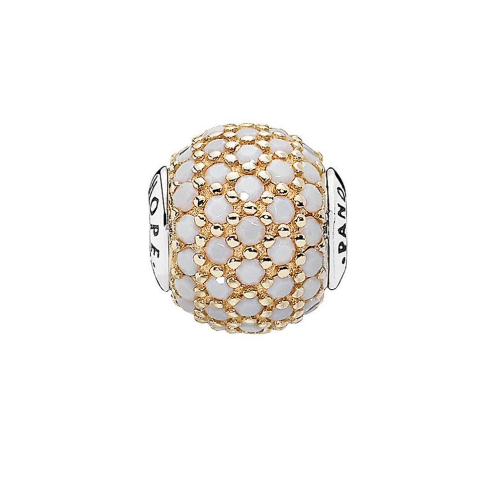 Pandora Essence Collection 14K & Silver Crystal Hope Charm
